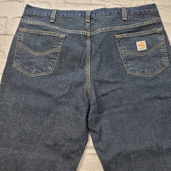 Flame Resistant Carhartt NFPA 2112/CAT 2 Self Extinguishing Work Jean size 40x30 - Picture 6 of 15
